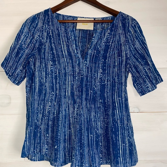 Maeve Tops - Maeve By Anthropology Blue Top Women’s Size 4